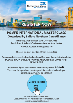Pompe International Masterclass